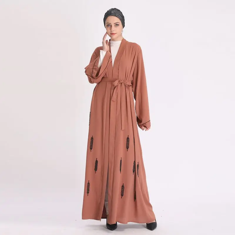 New fashion Turkey Style Istanbul Islamic Newest Muslim Embroidery Abaya Long Dresses