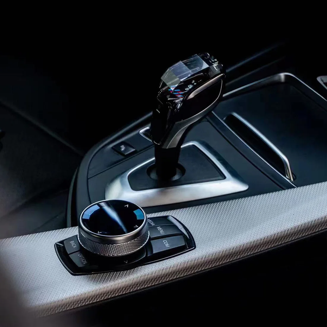 Прозрачная ручка переключения передач для bmw f30, аксессуары для интерьера