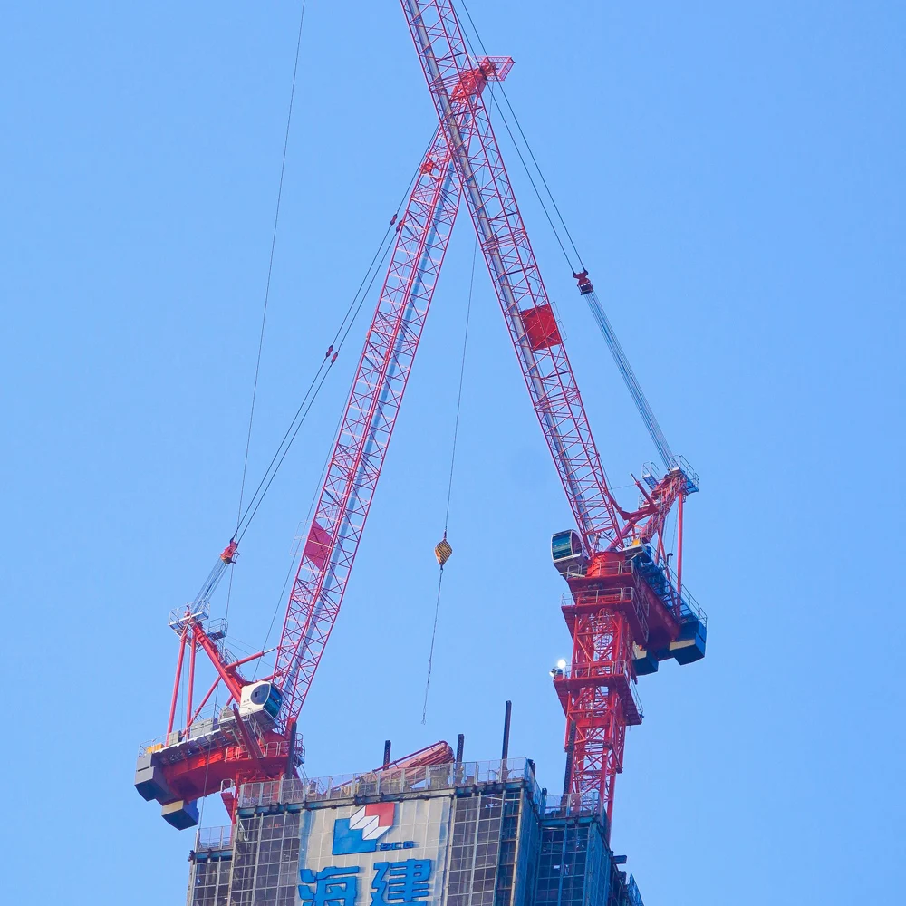 16 ton L200-16 Luffing Tower Crane Price For Sale building tower crane