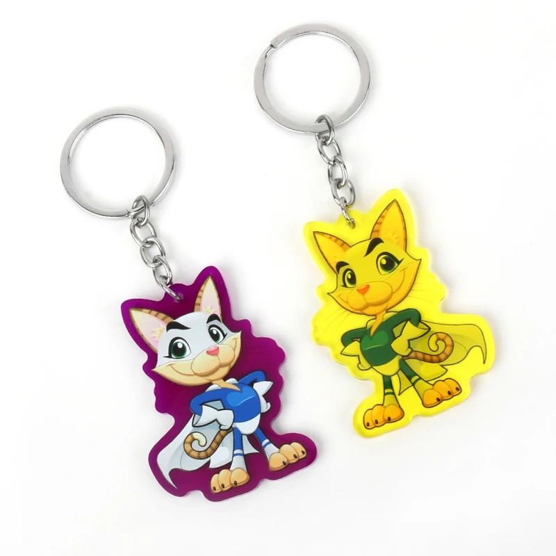 Free Sample Competitive Price Black Lives Matter Key Chain  Lighter Offset Printing Acrylic Keychain