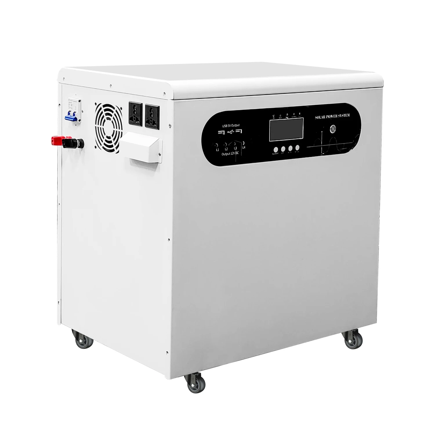 Mobile all in one solar energy system off grid power system solar gel battery energy storage system