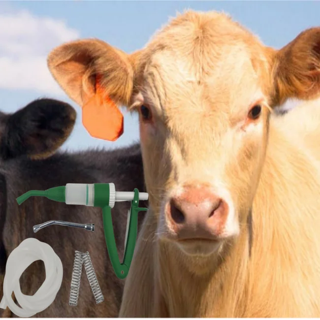 Factory Supply Farm Use Livestock 10ml 30ml 60ml Continuous Veterinary Drencher Gun For Cattle