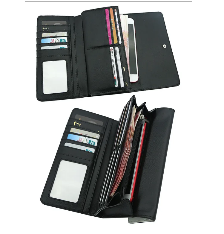 PU Leather Women Phone case Blanks Sublimation Ladies Wallet With Zipper for