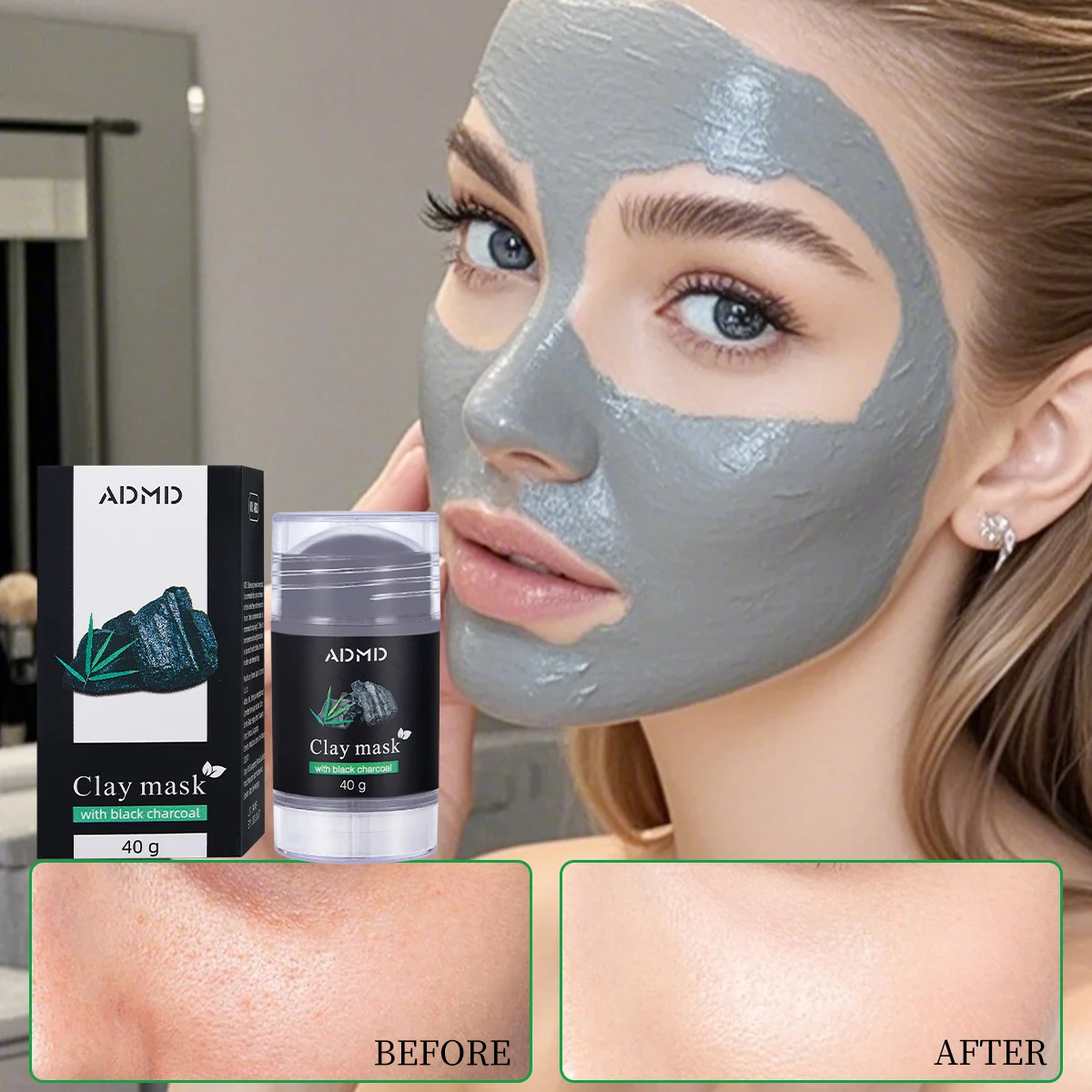 Wholesale Face Care Mud Facial Mask Moisturizing Anti Wrinkle Acne Treatment Whitening Black Charcoal Cleansing Clay Mask Stick
