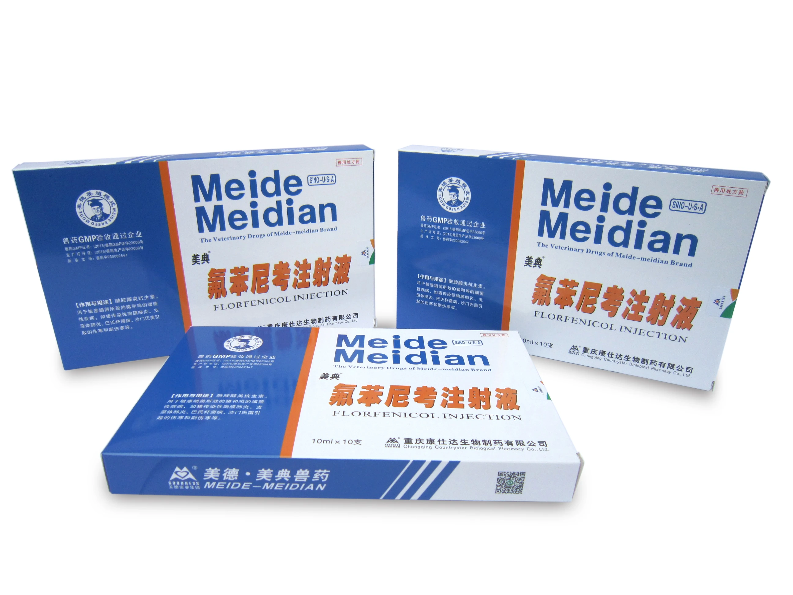 
Amphenicols broad-spectrum antibiotic and Florfenicol injectable solution for animal use 