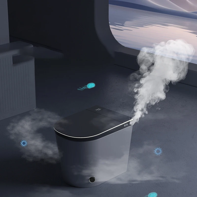 Wall Mounted Porcelain Intelligent Toilet Bowl Bathroom Ceramic Automatic Wall Hung Smart Toilet Commode