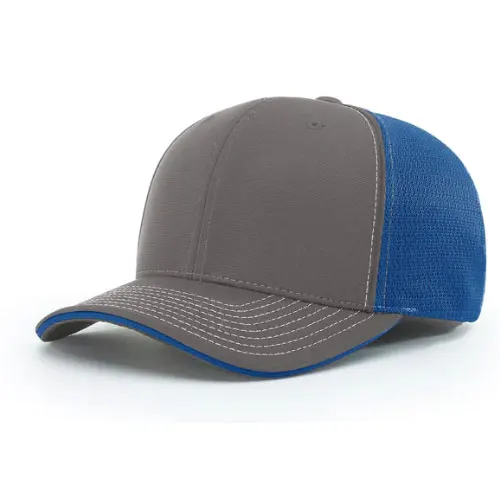 Custom rubber patch richardson 6 panel trucker mesh caps Wholesale Good Quality Richardson Style Mesh hat