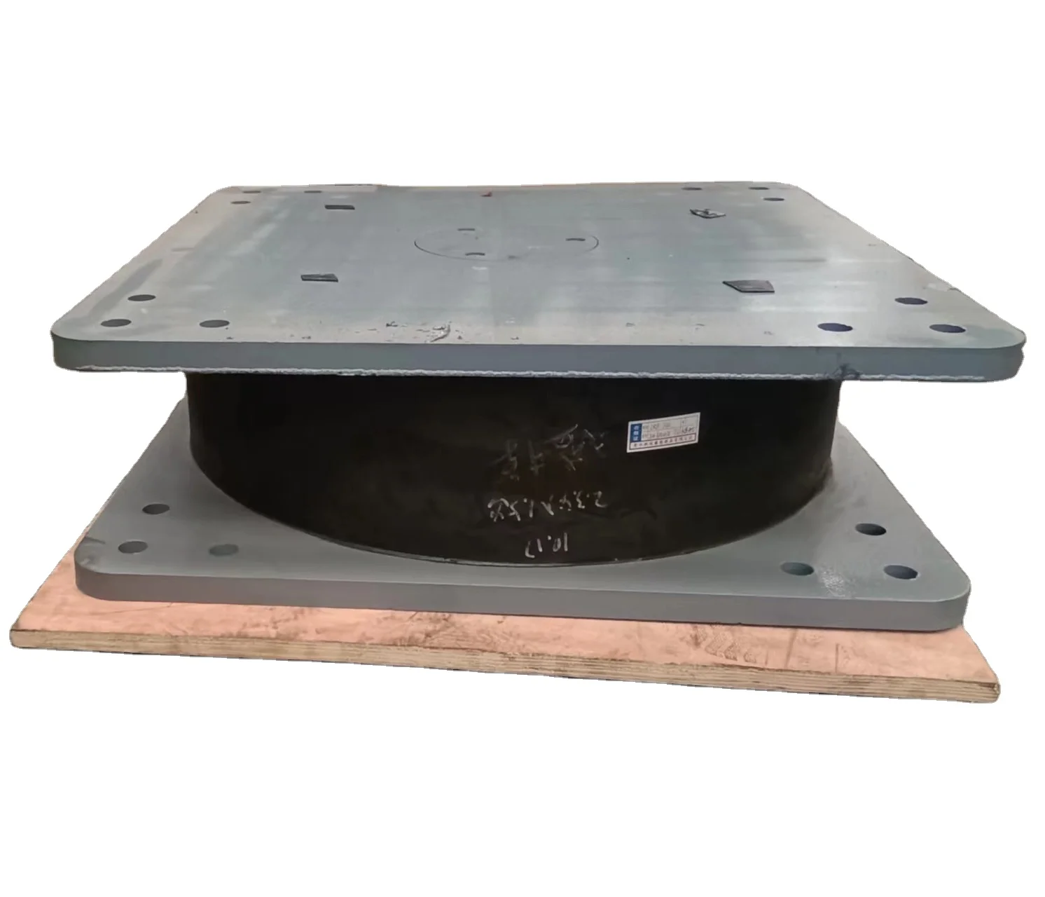 Seismic isolation bridge support rubber elastomeric bearing pad