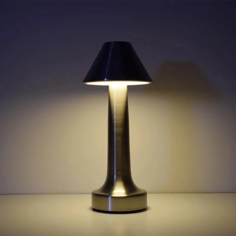 Портативный LED Настольная лампа с сенсорным датчиком 3 уровня яркости аккумуляторная батарея ночник прикроватная тумбочка лампа прикроватный светильник