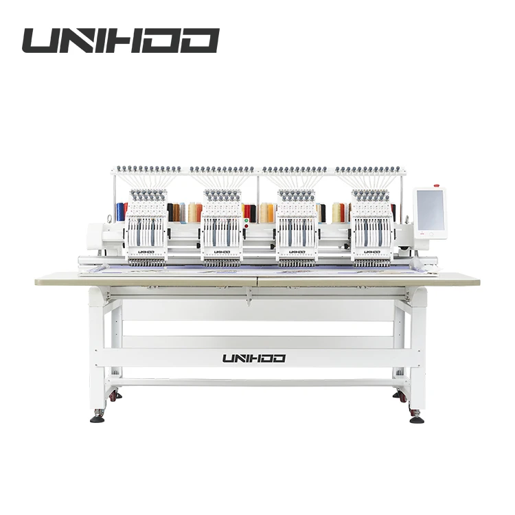 4 four  head 12 needles embroidery sewing  machine for flat and garment ,T-shirt bordadora, broderie