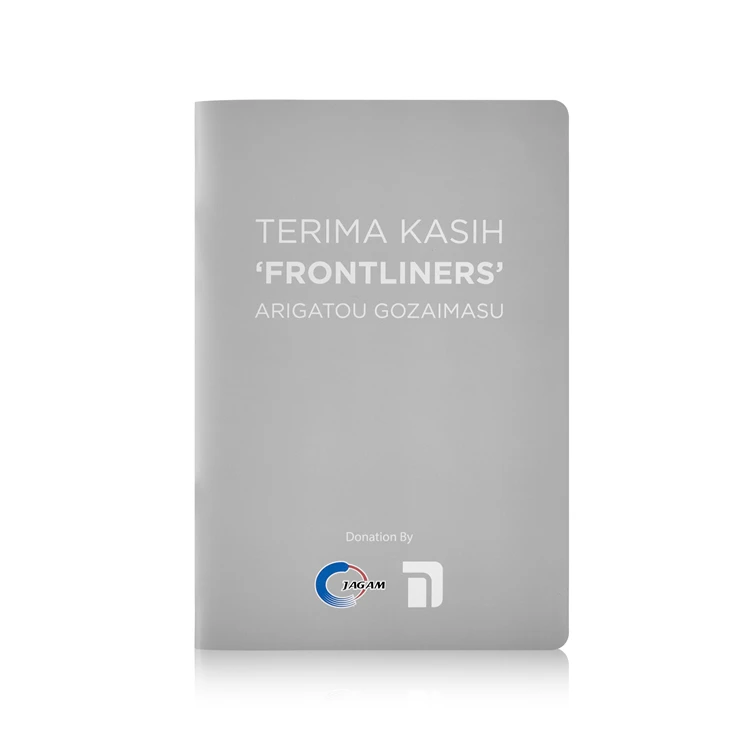 custom cheap all weathers outdoor saddle stitching notebook