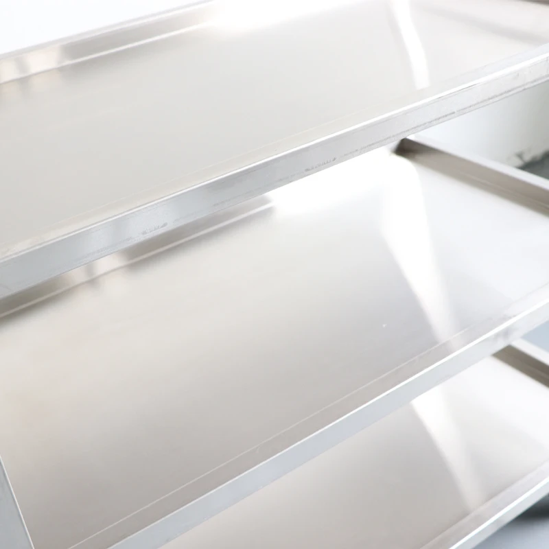 Commercial Stainless Steel Food Trolley Restaurant Food Cart