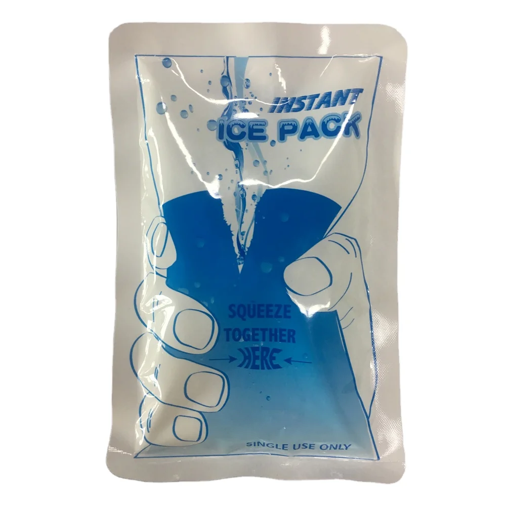 Disposable instant ice packs for sports emergency compress therapy instant hot and cold ice packs