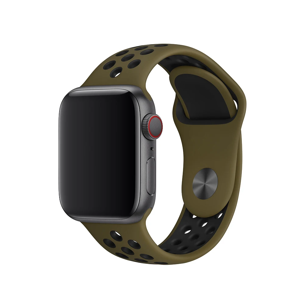 Fashionable new sports rubber silicone wristband is suitable for all Apple Watch watchband cases
