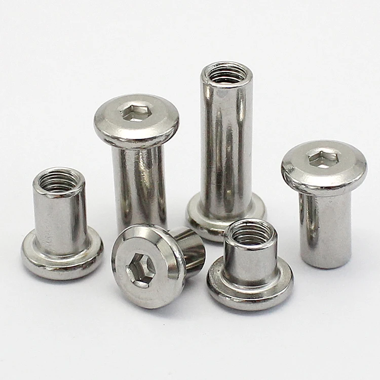 
M8*15*10 Hex Socket Head Insert Nut Screw Post Furniture Fittings Fastener 