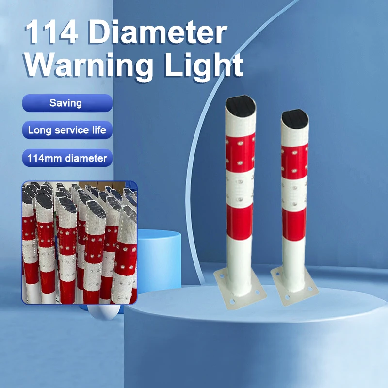 Manufacturer Customized Affordable Price Solar Warning Pole Ramp Lights Warning Flashing Light Post Prompt