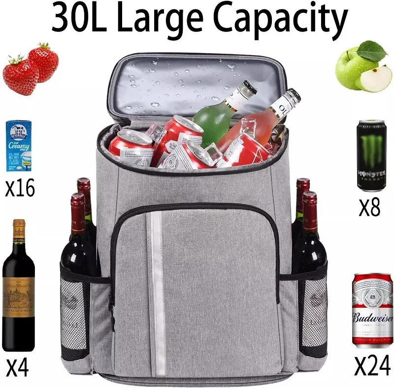 Soft Sided Cooler Bags Backpack Cooler Leakproof Insulated Waterproof Backpack Cooler Bag, Lightweight