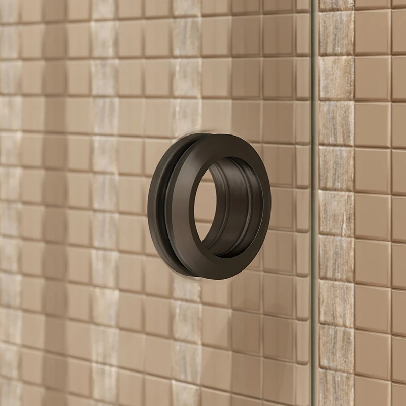 ODM OEM Bathroom shower glass door frameless shower 10mm/12mm  Door Single Shower Sliding Door