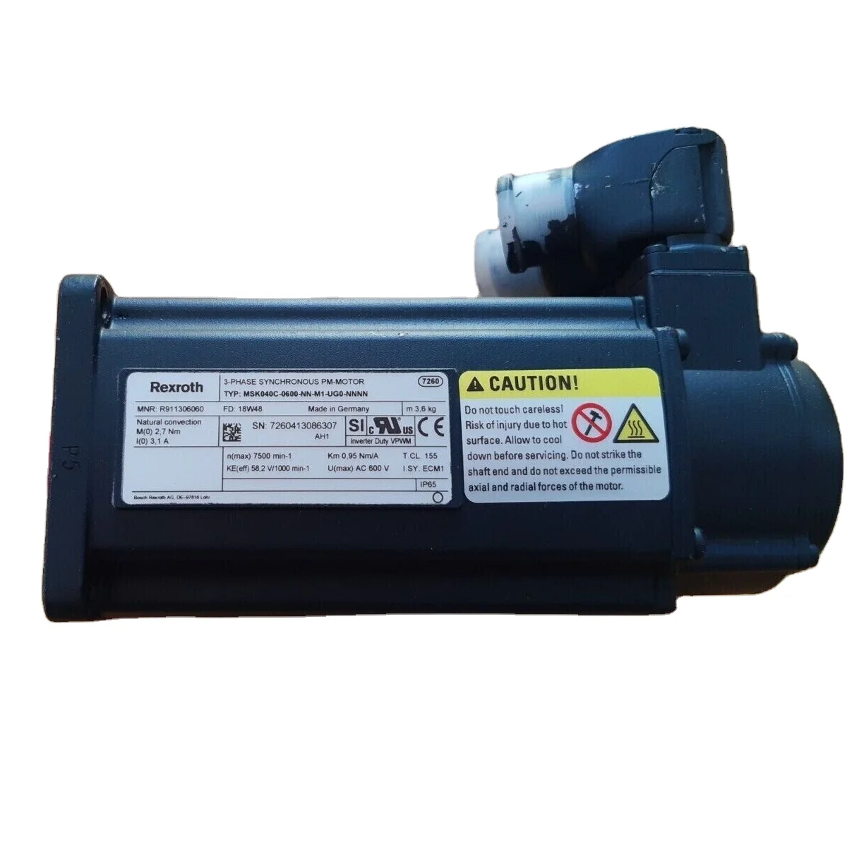Aft мкд Синхронные двигатели Indramat моторы MSK040C-0600-NN-S1-UP0-NNNN MSK040C-0600-NN-M1-UG1-NNNN R911306061