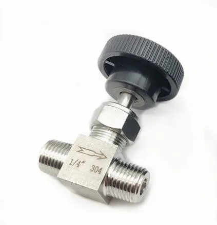 Stainless Steel BPS/ NPT Outside  Thread Needle Valve