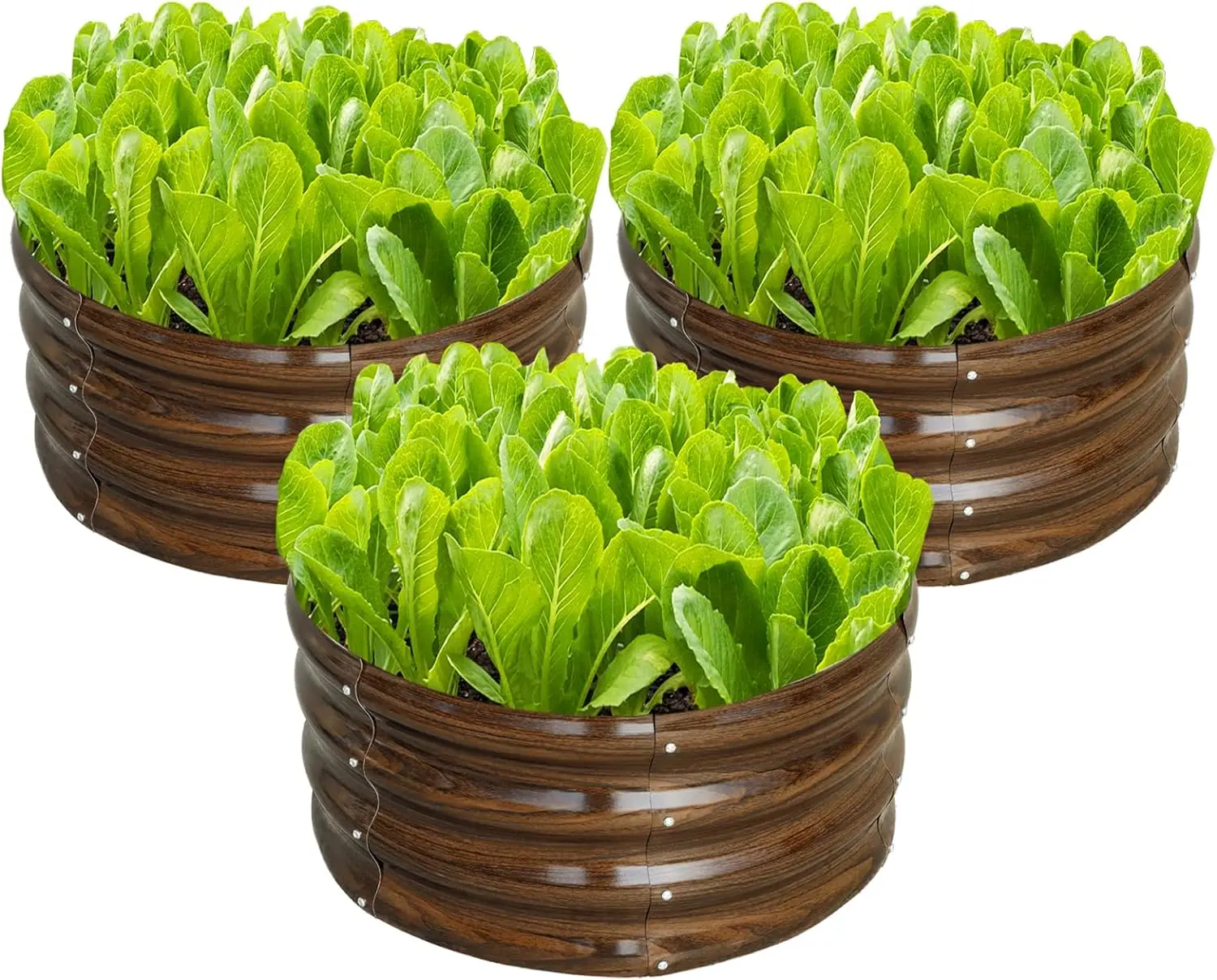 Outdoor Galvanized Raised Garden Bed Metal Planter Raised Garden Boxes For Vegetables Flowers