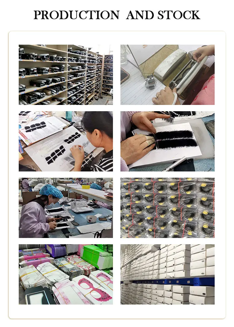 Eco friendly lightweight natural long siberian real mink eyelashes 3d with private label box and tray