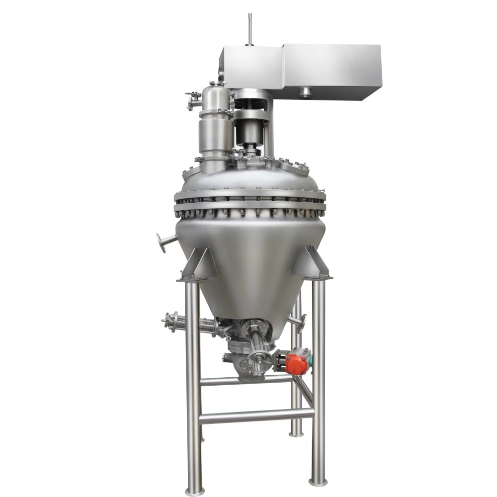 High efficiency powder vacuum conical mixing dryer machine