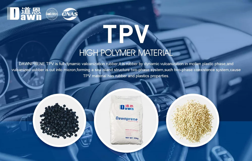 Dawn brand  Thermoplastic elastomer TPV/TPE for window seal strip, polyurethane raw material