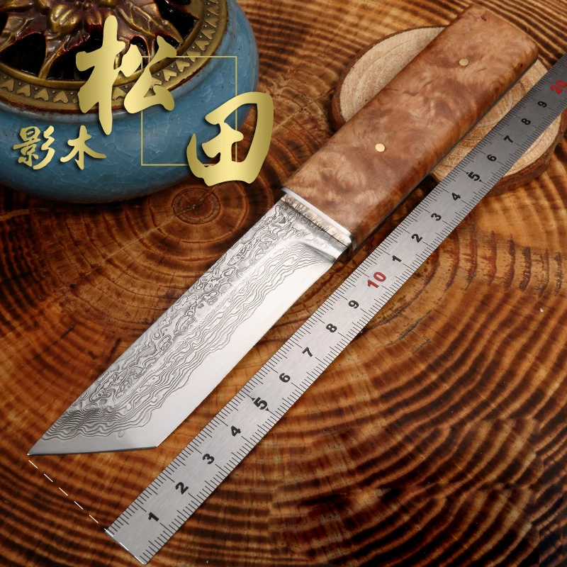 Wholesale OEM damascus steel knife for outdoor knife with camping knife