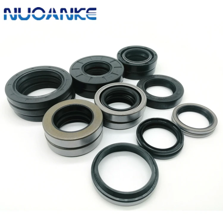 ACM NBR FKM Oil Seal With Double Lips And Spring  Custom Accept Different Type Oil Seal
