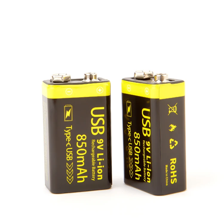 Competitive Price ChinaManufacture Fast Charge Rechargeable Battery Usb 9v Lithium Battery