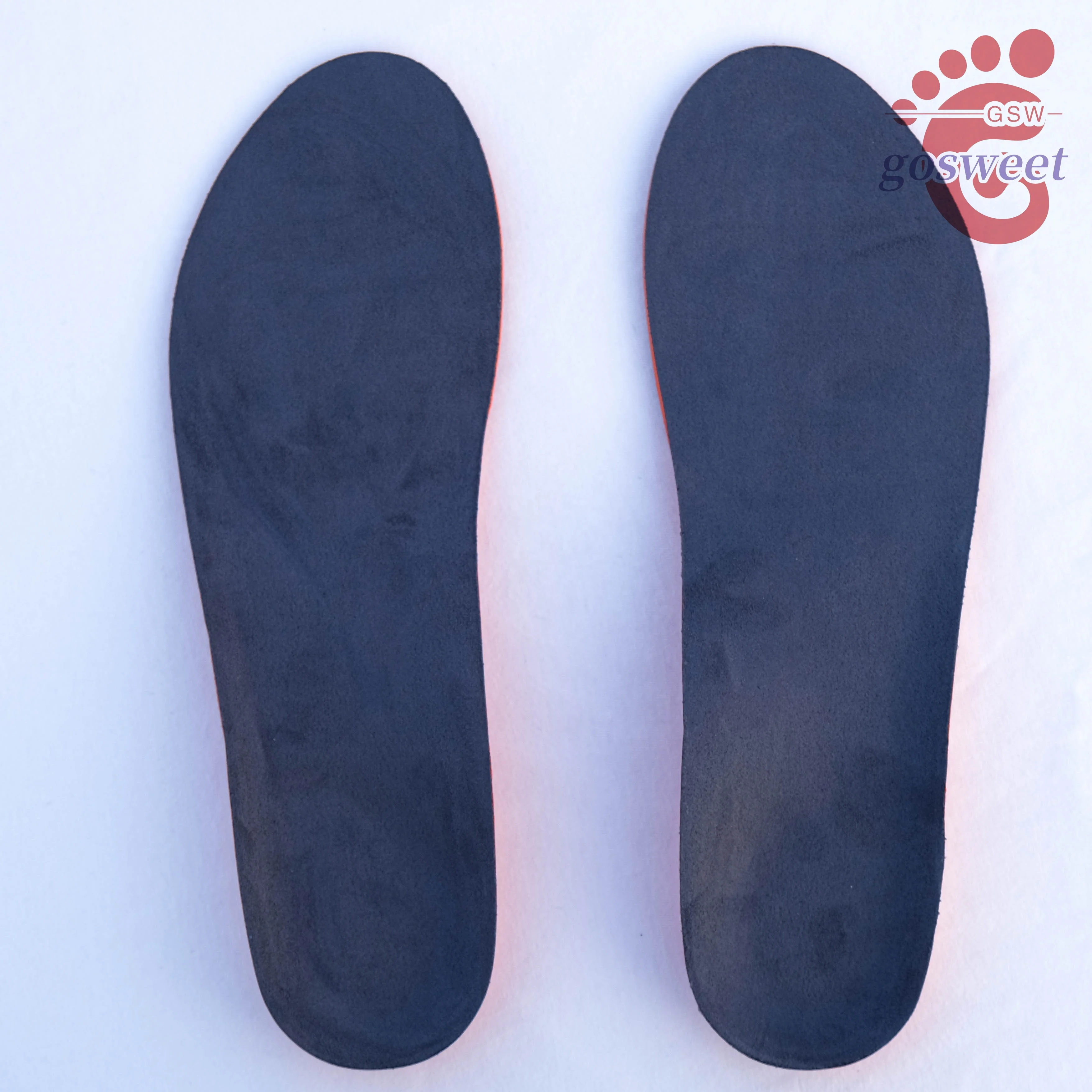 4D Shock Absorption Sports Insoles Soft Breathable Orthopedic High-elastic Running Shoe Pad For Men Women Latex Massage