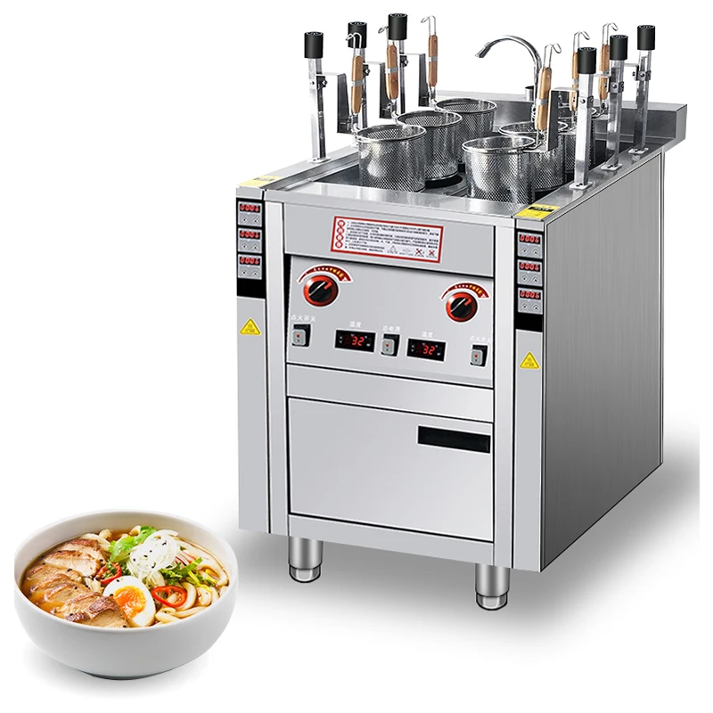 Wholesale Price Commercial Restaurant Automatic Pasta Cooker Machine Gas Noodle Cooker