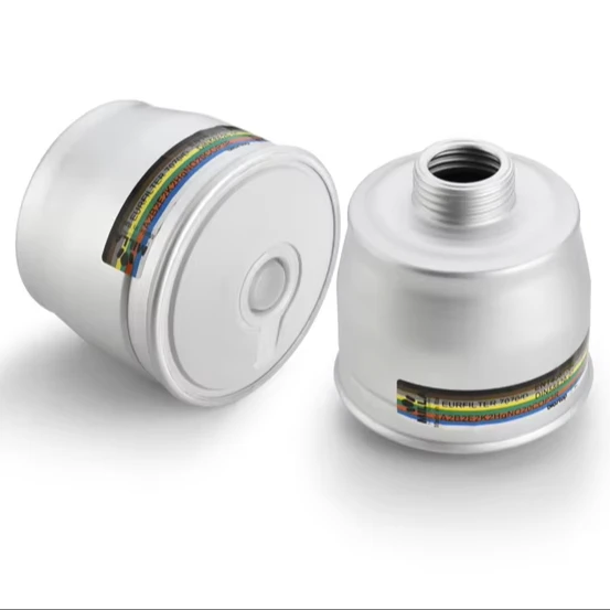Hot Selling Respirator Filter Din Filter A2B2E2K2 Hg Co No P3R Combined Filter With Threaded Rd40 Connection Din En 148-1