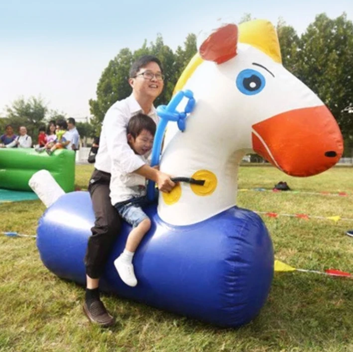 2024 new style Hopping animal toys Jumping Horse Inflatable Horse Play Toys for kids