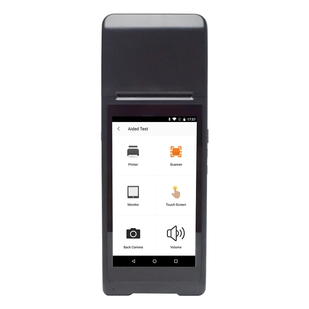 Android 8.1 OS 80mm Thermal Printer PDA POS with Wifi BT GPS GSM/4G Q8