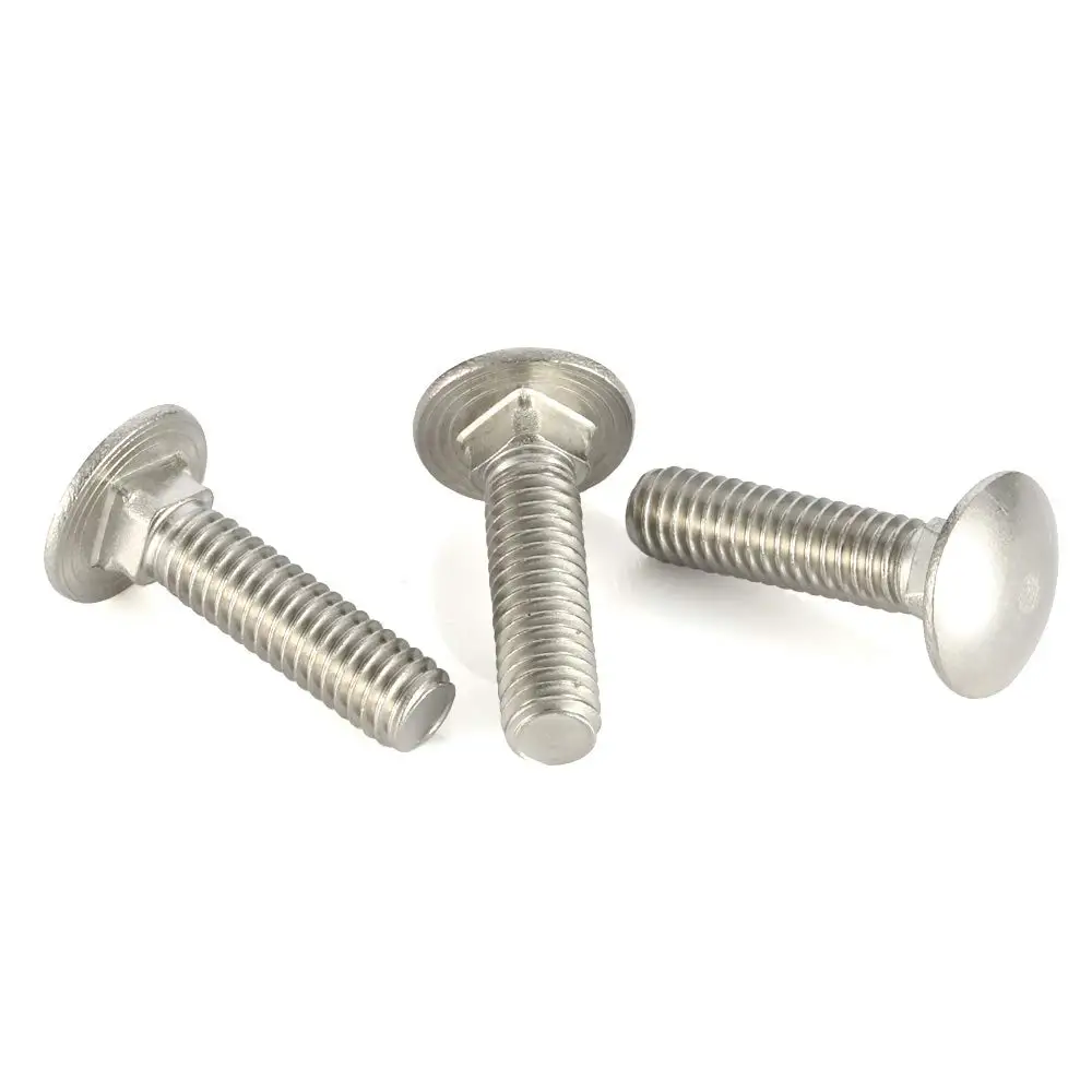 custom made 306 Stainless steel Mushroom Head Square Neck Carriage Bolt