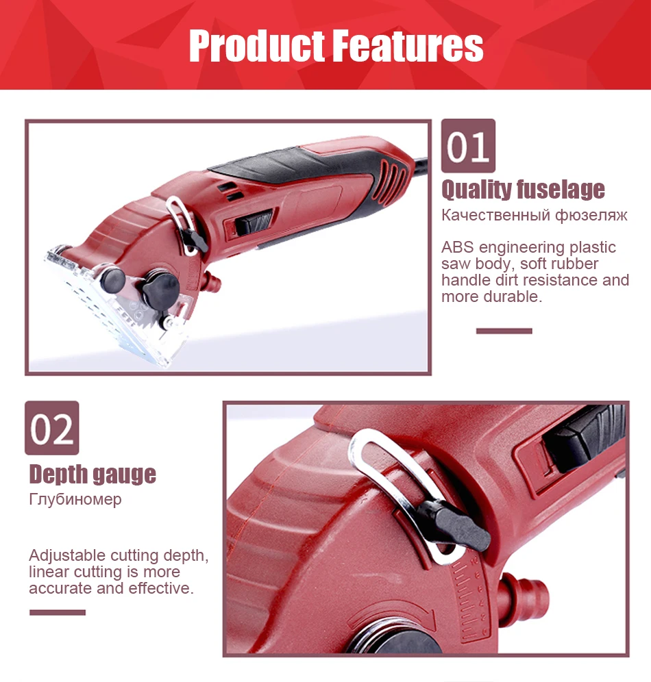 
DIY Multifunctional Electric Saw Power Tools Rotary Tool Circular Saw Blades for wood 400W Attachment Tools Wood Saw Metal Saw 