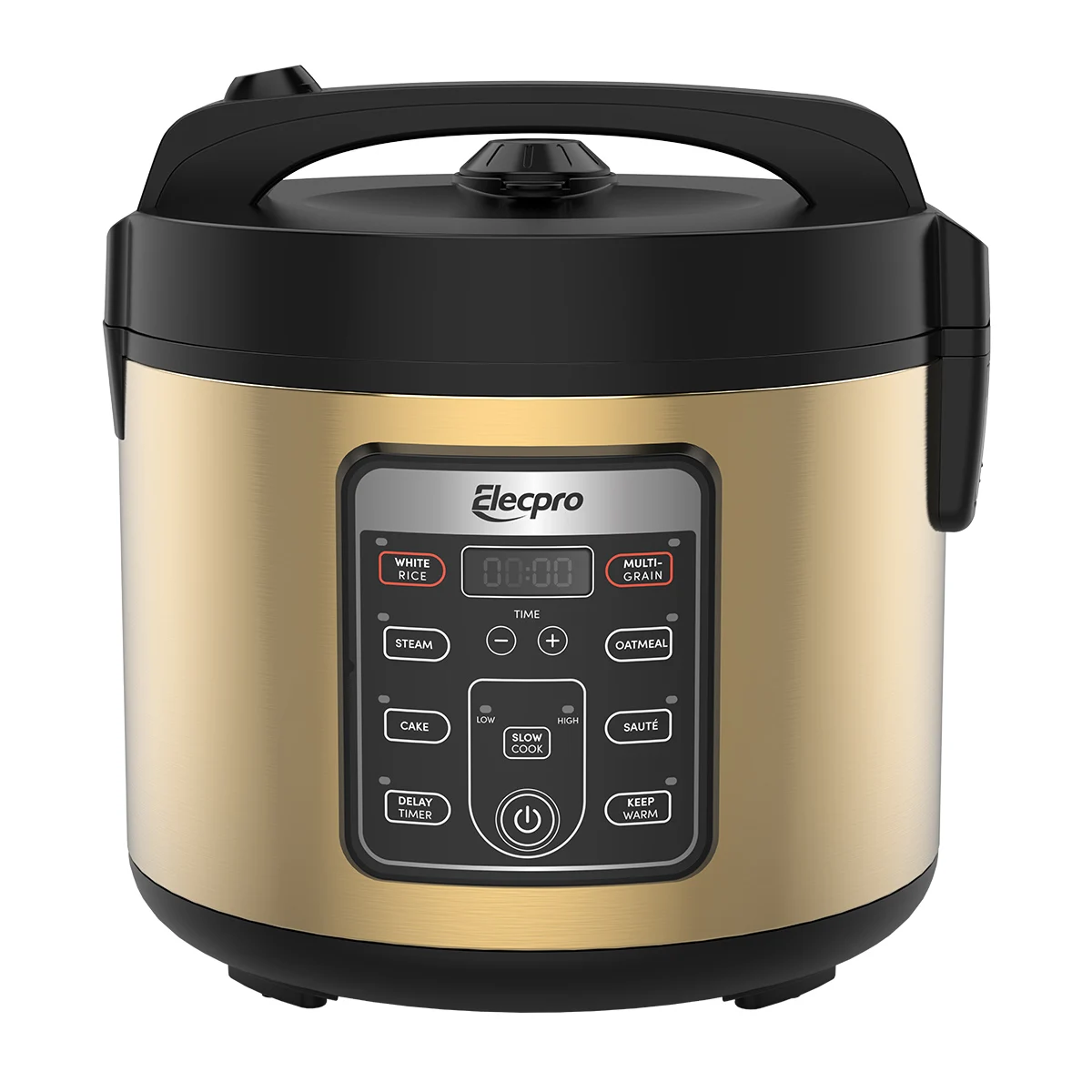 Hot selling LED display low sugar 860W Stainless steel multi-purpose 1.8L 5L Digital Drum rice cooker