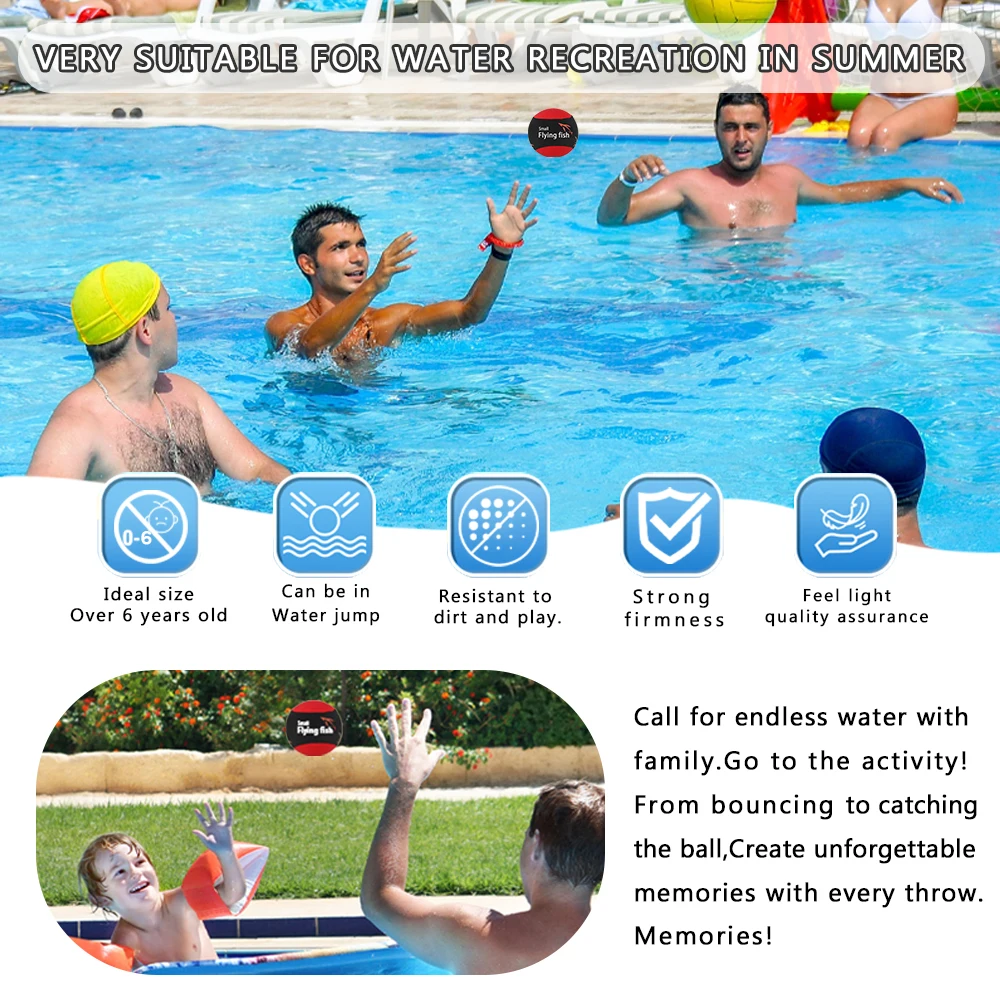 Factory Direct Sale Children Toy Waterproof TPR Material Multicolor Reusable Water Balls Custom Silent Water Bouncer Ball