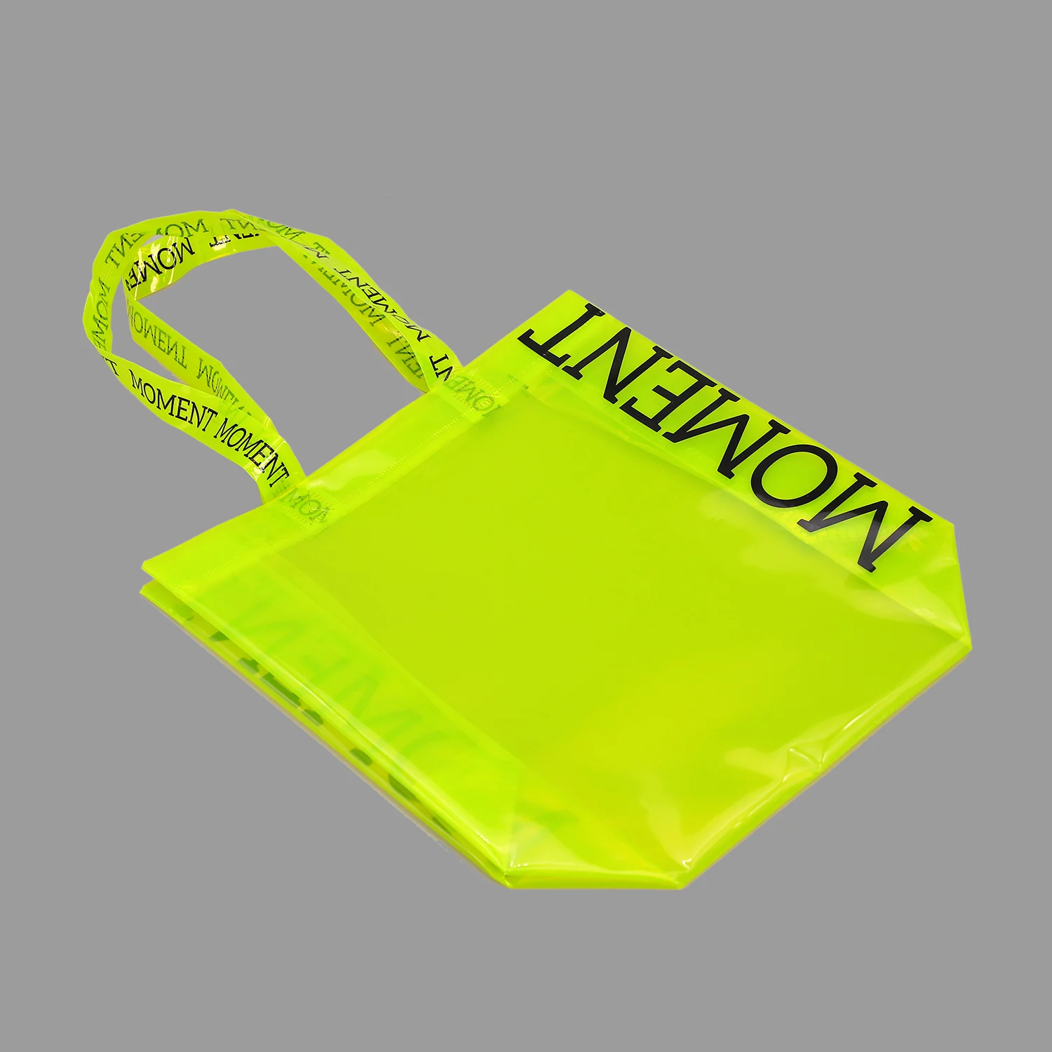 YURUI Custom Print Logo Transparent Plastic handbag for shoes