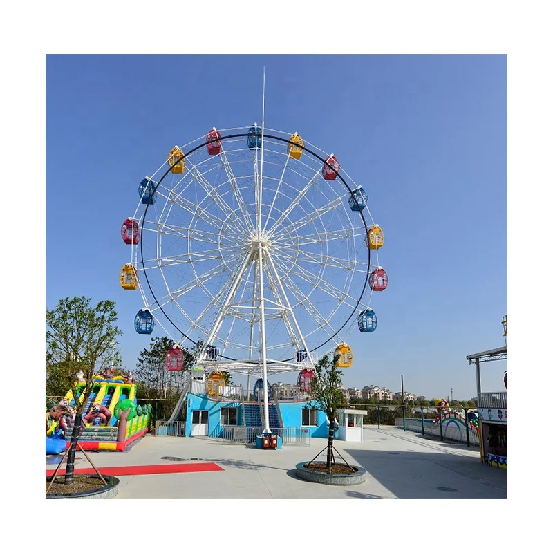 Outdoor popular amusement park rides Support design and installation 30m mini Ferris Wheel For Sale