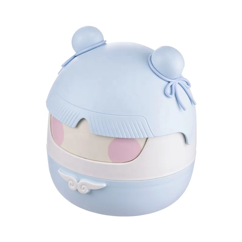 Shengkalun OEM ODM Cartoon Cute Shaped Mini Desktop Rubbish Bin Household Office Use Plastic Wastebasket Trash Can for Home Use