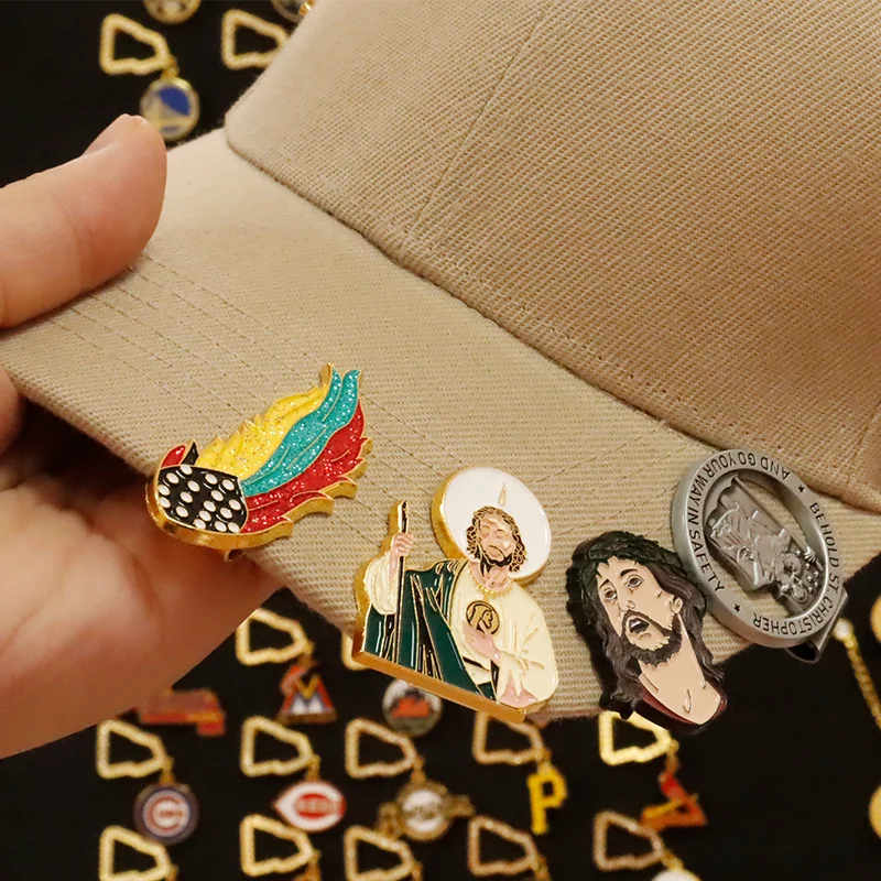 Wholesale Manufacturer Custom Clip Para Sombrero Mexican Travel Magnetic Sun Cap Clip Golf Ball Markers Magnet Hat Clip