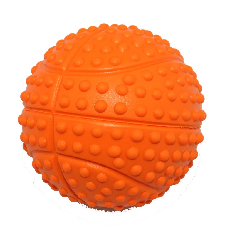 Hot Selling Rubber Massager Spike Ball Soft Rubber Squeaky Pet Toy Ball Chew Toy for Dogs