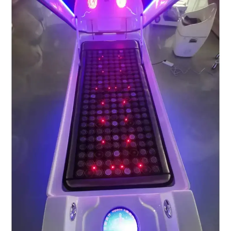 Wholesale Full Spectrum Heating Phototherapy Infrared Graphene Ozone PEMF Massage Spa Steam Capsule Sauna Bed Beauty Machine