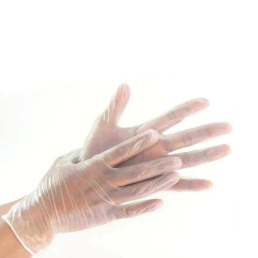 Cheap transparent PVC safety protective gloves Wholesale clean room vinyl gloves Hot selling household powder