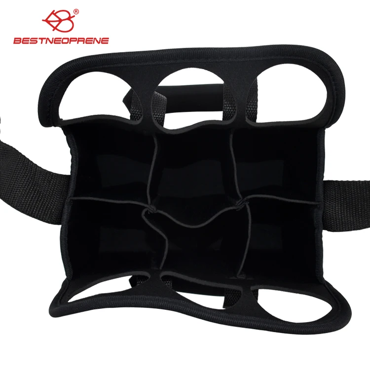 Insulated  neoprene 6 Pack Bottle Carrier  use for Water or beer