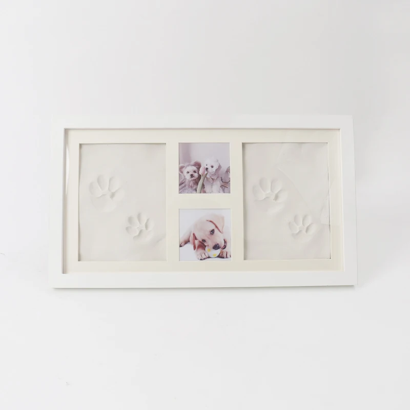 Dog Lover Gifts & Cat Mom Gifts Dog or Cat Paw Print Kit Clay Pet Keepsake Picture Frame