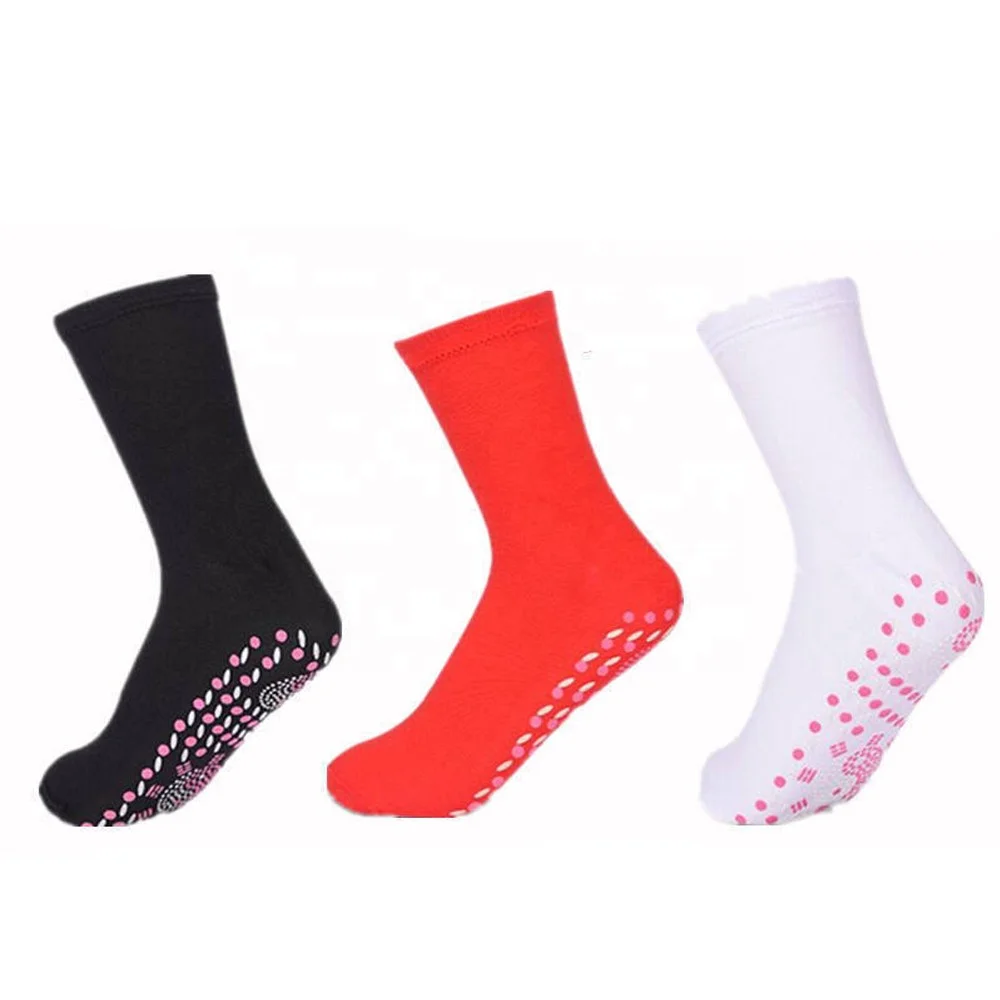 Factory Wormwood Self Heating Heated Socks Help Warm Cold Feet Comfort Health Socks Magnetic